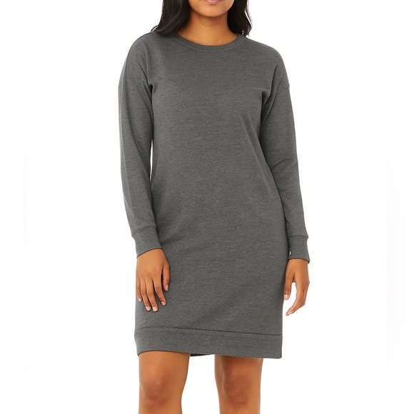 luckymore Dresses & Skirts - Charcoal Long Sleeve Dress for Women